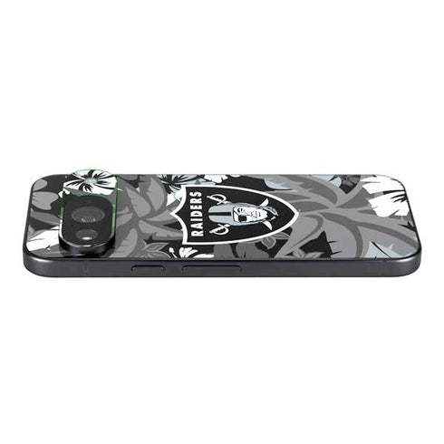 NFL Las Vegas Raiders Tropical Print Google Pixel 9 Skin